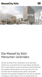 Mobile Screenshot of messecity-koeln.de